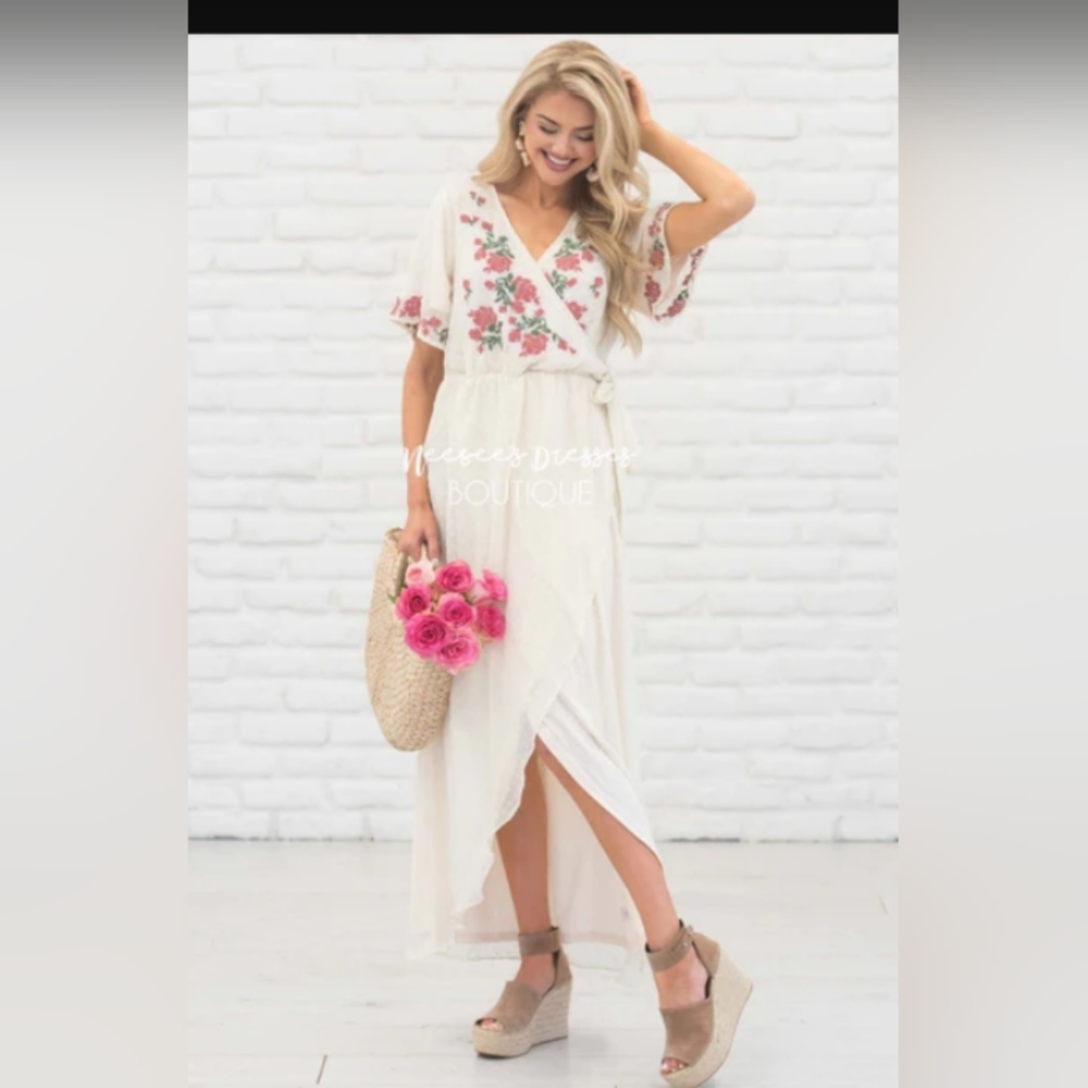 Polagram boutique midi dress
